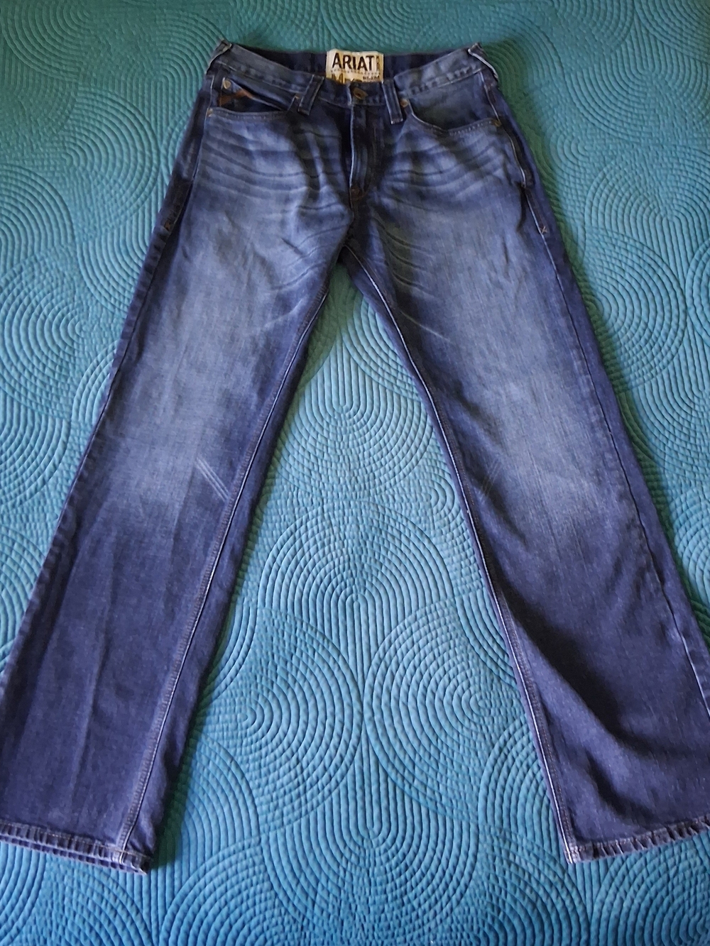 Ariat M5 Slim Straight Cinder Wash denim jeans